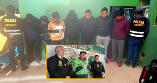 Capturan a una banda criminal “Los Irrecuperables de San Román” que se dedicaban a robar viviendas en Juliaca, además la PNP informo que en lo que va del año ya suman más de 40 organizaciones desarticuladas