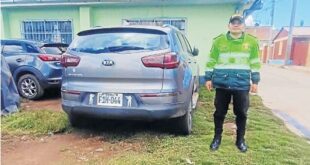 Vehículo buscado en Lima cae en Puno