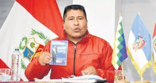 Aduviri exige indulto desde la clandestinidad